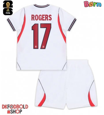 England Morgan Rogers #17 Hjemmebanesæt Børn VM 2026 Kort ærmer (+ korte bukser)